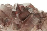 Natural, Red Quartz Crystal Cluster - Morocco #232868-1